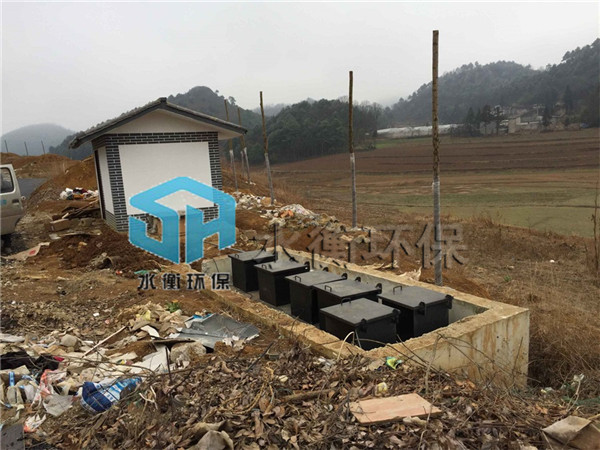 云南生活污水处理设备安装完毕