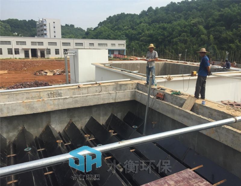 河南省订购的肠类加工废水处理设备安装完毕